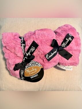 Minky Couture Infant Plush Blanket - Pink